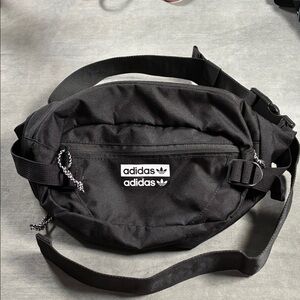 Adidas Black Belt Bag Unisex